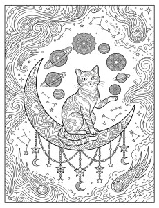 Coloriage Chat 10