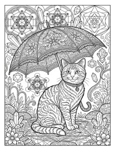 Coloriage Chat 11