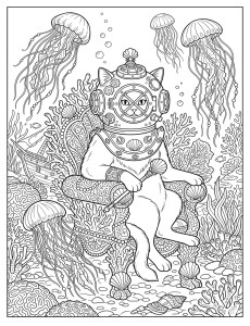 Coloriage Chat 13