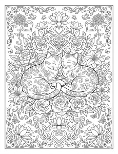 Coloriage Chat 15