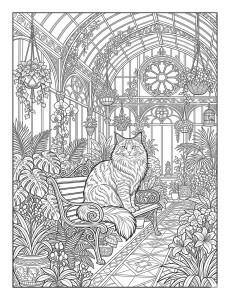 Coloriage Chat 16