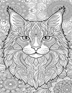 Coloriage Chat 24