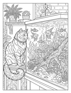 Coloriage Chat 3