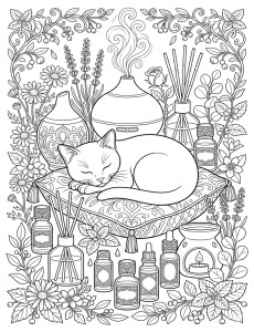 Coloriage Chat 6