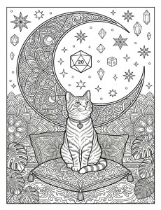 Coloriage Chat 8