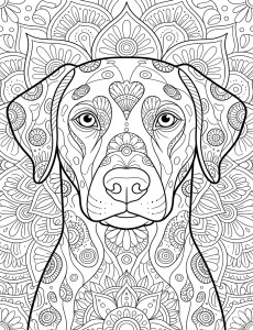 Coloriage Chien 33