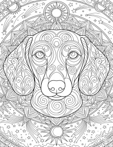 Coloriage Chien 35