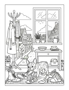 Coloriage Chien 21
