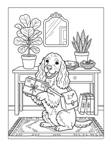 Coloriage Chien 28