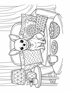 Coloriage Chien 43