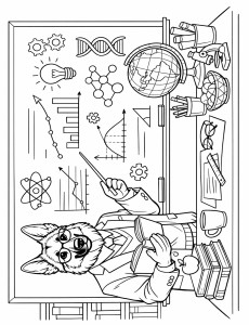 Coloriage Chien 45