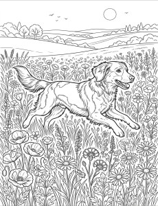 Coloriage Chien 50